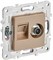 IEK SKANDY Песочный Розетка двойная TV+RJ45 кат.6E SK-A15Sa SK-AK20-2-K98 - фото 74179