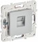 IEK SKANDY Серебряный Розетка компьютерная RJ45 кат.6 SK-K02S SK-K10-2-K23 - фото 74225