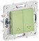 IEK SKANDY Мятный Выключатель жалюзи 10А SK-V12G SK-V15-0-10-K06 - фото 74326