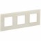 IEK SKANDY Стекло Бежевый Рамка 3-ая SK-F23B SK-M32-G-K10 - фото 74403
