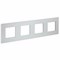 IEK SKANDY Металл Серебряный Рамка 4-ая SK-F34S SK-M42-M-K23 - фото 74419