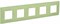 IEK SKANDY Мятный Рамка 5-ая SK-F05M SK-M52-K06 - фото 74423