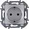 Legrand Inspiria алюминий розетка 2К+З - немецкий стандарт - 16 А - 250 В 673722 - фото 74689