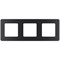 Legrand Inspiria антрацит рамка - 3 поста 673953 - фото 74776