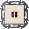 Зарядное устройство с двумя USB разьемами A C 240В/5В 3000мА INSPIRIA слоновая кость 673761 pe826504 - фото 74844
