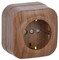 IEK GLORY РСш20-3-ХД Розет. 1-ая с з/к и з/ш о/у 16А GLORY дуб ERH14-K24-16 - фото 75158