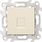 Simon 24 Слоновая кость Розетка для передачи данных RJ45 Cat.6 UTP 2410599-031 - фото 75895