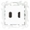 Simon 24 Белый Коннектор HDMI+USB 2.0 2411095-030 - фото 75984