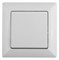 Intro Выключатель Solo 4-101-01 одноклавишный 10А-250В, IP20, СУ, белый Б0053540 - фото 76228