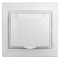 Intro Розетка Plano 1-209-01 с заземлением 2P+E Schuko с крышкой штор., 16А-250В, IP20, скрытой установки, IP44, белый Б0048033 - фото 76421