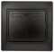 Intro Переключатель Plano 1-103-05 одноклавишный 10А-250В, IP20, СУ, антрацит Б0053750 - фото 76449