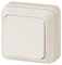 Intro Выключатель Quadro 2-101-02 одноклавишный 10А-250В, IP20, ОУ, слоновая кость Б0053735 - фото 76625