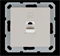 Jasmart Интернет-розетка RJ45 с накладкой, цвет Тауп G6105T - фото 76844