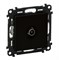 Legrand Valena Life Black розетка ТВ c топологией звезда 0-2400 МГц. С лицевой панелью, антрацит. 756351 - фото 77111
