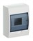 IEK KREPTA 3 Корпус пластиковый ЩРН-П-6 IP41  белый откр.монтаж MKP12-N-06-40-20 - фото 77315
