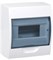 IEK KREPTA 3 Корпус пластиковый ЩРН-П-8 IP41  белый откр.монтаж MKP12-N-08-40-20 - фото 77316