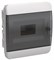 IEK TEKFOR Корпус пласт. ЩРВ-П-8 IP41 черн. прозр. дверь TF5-KP12-V-08-41-K01-K03 - фото 77325