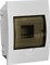 IEK GENERICA Корпус пластиковый ЩРВ-П-6 черн. прозр. дверь IP41 MKP12-V-06-41-G - фото 77643