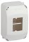 Корпус пластиковый навесной ЭРА SIMPLE КМПн 1/4 IP20 белый Б0062282 - фото 77903
