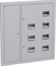 IEK LIGHT Корпус металлический ЩЭ-7-Э 36 IP31 (слаботочный отсек слева) LIGHT IND-MKM43-07-31-E-L - фото 78297