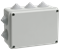 IEK Коробка КМ41242 распаячная для о/п 150х110х70 мм IP55 (RAL7035, 10 гермовводов) UKO10-150-110-070-K41-55 - фото 86582