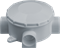 Navigator Коробка 93 759 NSS-DB-70-35-WH распаячная откр.монт.трехрожковая бел. 93759 - фото 86614