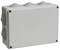 IEK Коробка КМ41243 распаячная для о/п 190х140х70 мм IP44 (RAL7035, 10 гермовводов) UKO11-190-140-070-K41-44 - фото 86646