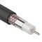 Кабель коаксиальный RG-6U+CU, (64%), 75 Ом, (бух305) черный (OUTDOOR) Rexant 01-2232 - фото 88715