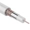 Кабель коаксиальный RG-59U+Cu, (64%), 75 Ом, (бух100) белый Rexant 01-2641 - фото 88716
