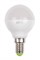 Jazzway Лампа светодиодная (LED) «шар» d45мм E14 180° 7Вт 220-240В матовая тепло-белая желтая 3000К .1027856-2 - фото 89596