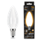 Gauss Лампа Filament Свеча 9W 590lm 3000К Е14 milky LED 103201109 - фото 89662