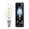 Gauss Лампа Filament Свеча 9W 710lm 4100К Е14 LED 103801209 - фото 89759
