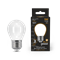 Gauss Лампа Filament Шар 5W 420lm 2700К Е27 milky LED 105202105 - фото 89852