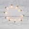 NEON-NIGHT Гирлянда светодиодная «Лампочки» 10 LED, 1.5 м, прозрачный ПВХ, теплый белый цвет свечения, 2 х АА (батарейки не в комплекте) 304-015 - фото 90561