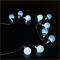 Gauss Гирлянда садовая на солнечной батарее 10 LED ламп Большие Шары Белый свет Solar, 1/24 GS033 - фото 91494