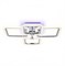 Ambrella Потолочный светодиодный светильник с пультом FA534/2+2 CH хром 105W 580*420*130 (ПДУ РАДИО 2.4G) FA534 - фото 95726