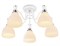Ambrella Светильник потолочный TR303305/5 WH/CH/FR белый/хром/белый матовый E27*5 max 60W D600*270 TR303305 - фото 96869