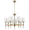 Odeon Light 4894/7 MODERN ODL_EX22 55 бронзовый/белый/ткань Люстра E14 7*40W LONDON 4894/7 - фото 97517