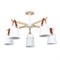 Arte Lamp A7032PL-5WH THOMAS Люстра на штанге металл/дерево/кожа A7032PL-5WH - фото 99022